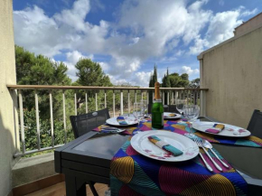 Studio Cabine Mezzanine, Clim, Parking Privé, Plage et Commerces à 300m - FR-1-702-8